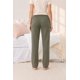 thumbnail image 4 of Pantalón de Pijama Franela Mujer Flor de Loto verde S, 4 of 6