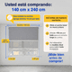thumbnail image 3 of Cortina Roller Blackout 2 Paño 140x240 Doble Con Visillo Sin Cenefa, 3 of 7