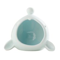 Magideal - Escondite De Hábitat De Hámster De Cerámica, Casa De Hámster, Cabaña, Cueva, Decoración De Hábitat, Cueva De Cerámica, Cama Fresca Para Mascotas Al Azul