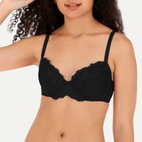 Sosten Bordado Doble Push Up Flores Mujer 13324-2