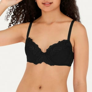 Sosten Bordado Doble Push Up Flores Mujer 13324-2