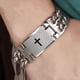 thumbnail image 5 of Pulsera de acero de titanio con cruz para hombres, pulsera de oración bíblica religiosa, regalos para hombres, regalos para creencias religiosas, 5 of 7
