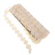 thumbnail image 3 of 15yds Crochet Flor Bordado Adorno de encaje Cinta Costura Artesanía 2.5cm Beige, 3 of 5