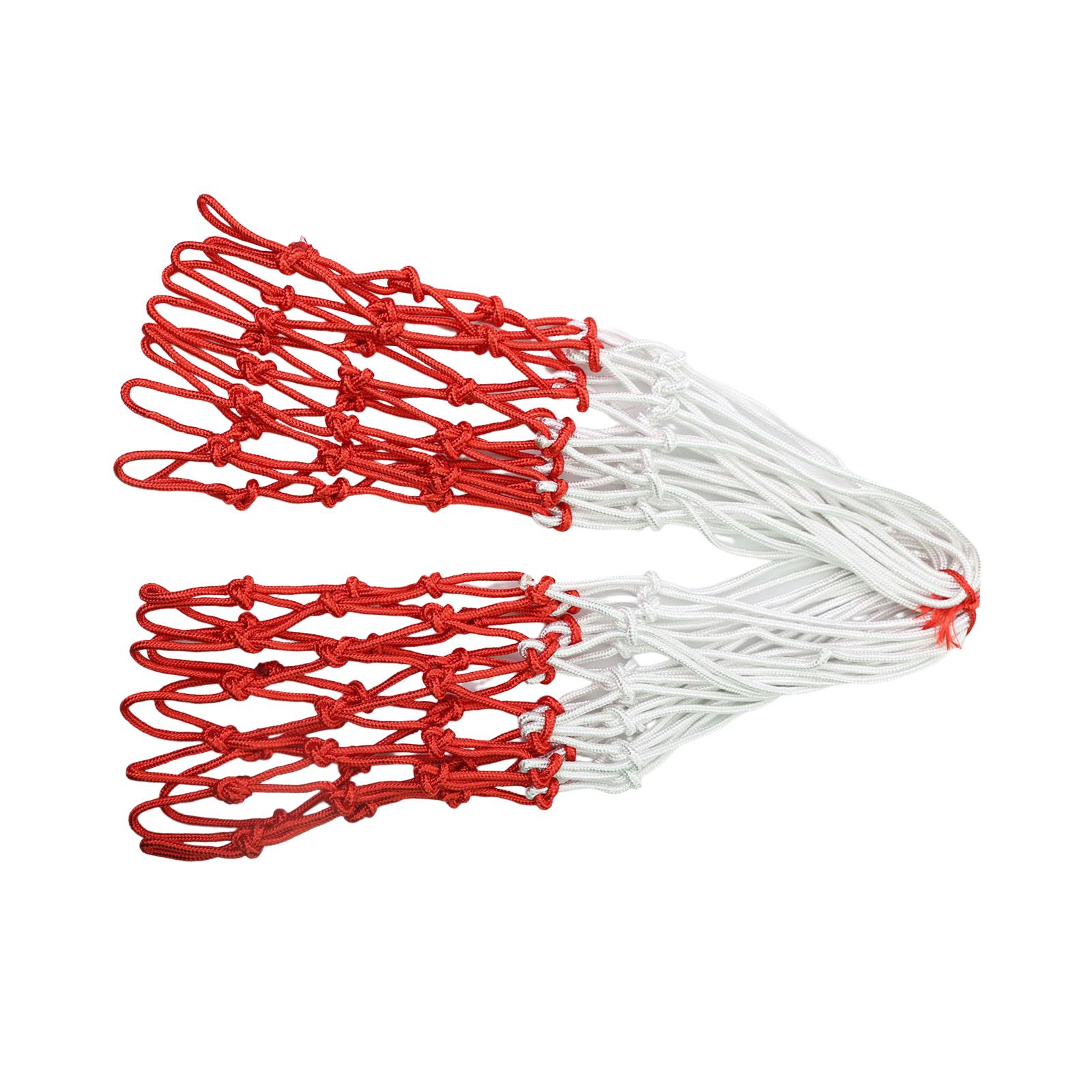 Ioensy - Reemplazo De Red De Baloncesto Outdoor Profesional Para Aros De Baloncesto Blanco O Rojo