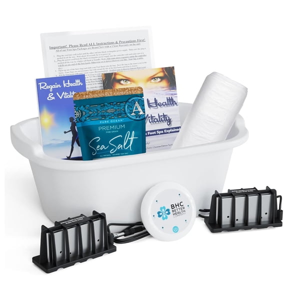Máquina desintoxicante iónica para baño de pies Better Health con 2 matrices