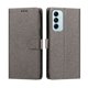 thumbnail image 2 of Cartera para Samsung Galaxy M14 con Bolsillo de Tarjetas, Gris, 2 of 6