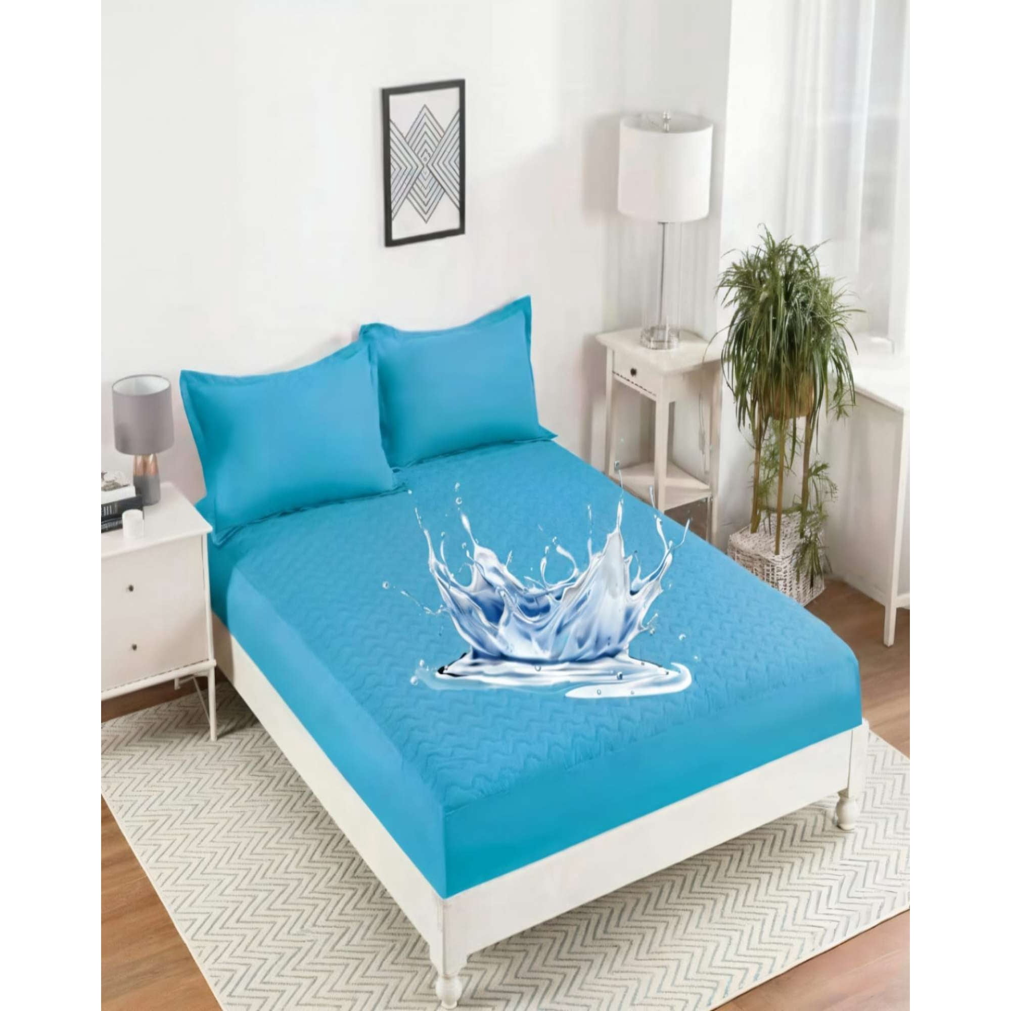 Myl Todo Hogar - Cubrecolchón Impermeable 1 Plaza Ultra Resistente Y Respirable