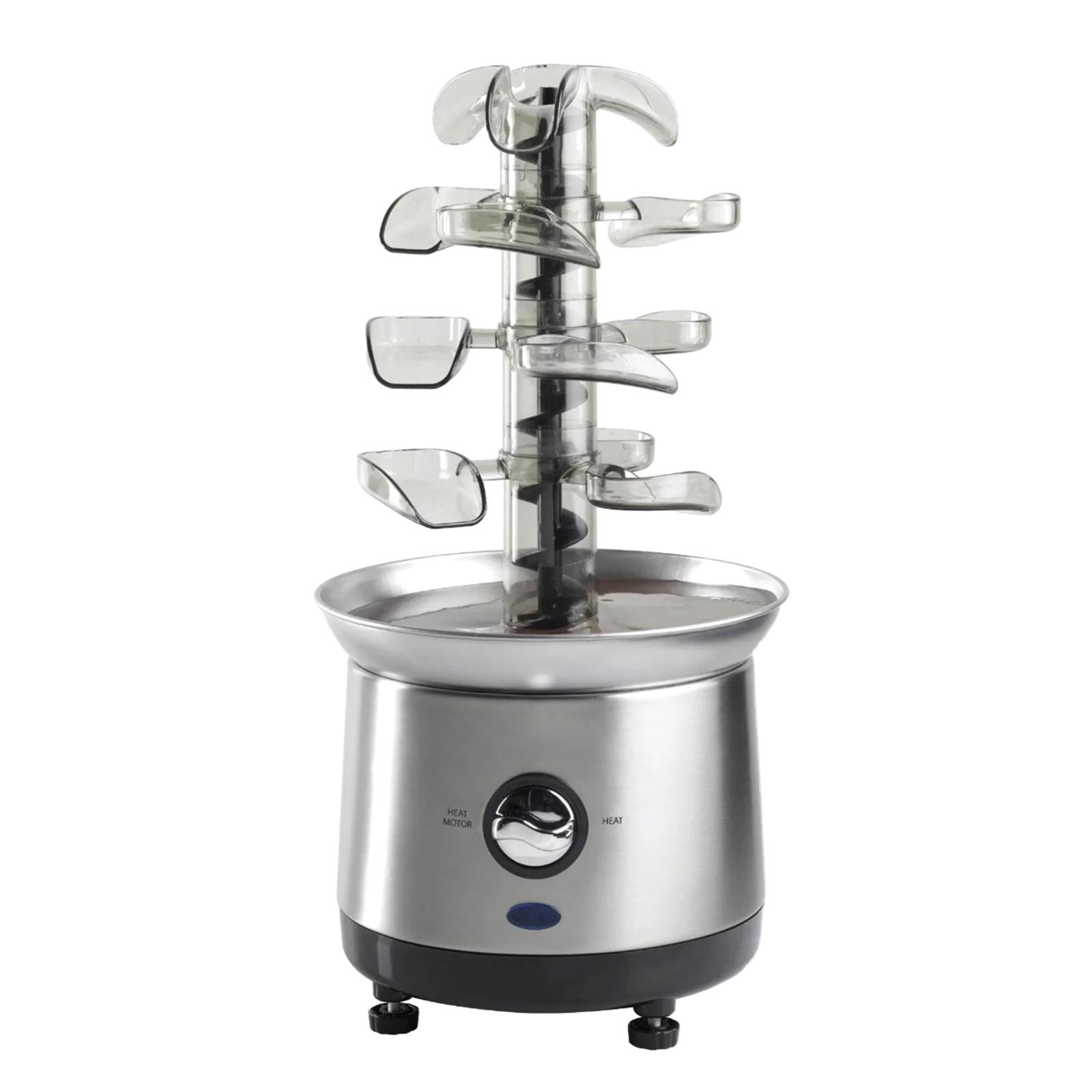 Magideal - Máquina Eléctrica De Fuente De Fondue De Chocolate De 4 Niveles Para Fiestas, Derrite Queso, Dulces, De Fresas, Gajos De Frutas Y Verduras