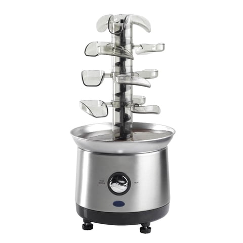Magideal - Máquina Eléctrica De Fuente De Fondue De Chocolate De 4 Niveles Para Fiestas, Derrite Queso, Dulces, De Fresas, Gajos De Frutas Y Verduras