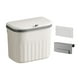 thumbnail image 3 of Contenedor De Basura Montado En La Pared Contenedor De Compost De Cocina Para Camping Baño Dormitorio Blanco 8.5L, 3 of 5