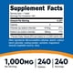 thumbnail image 2 of Tabletas de sal Nutricost, cloruro de sodio, 1000 mg, 240 tabletas, 2 of 3