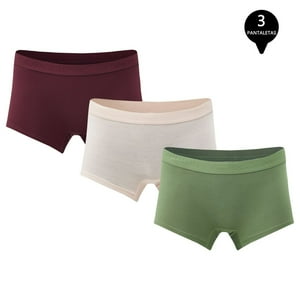 Giovacchino - Pack De 3 Calzones Boxer Pantaleta Bambú Mujer