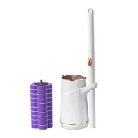 Bothyi - Escobilla Desechable Para Inodoro, Escobilla Para Inodoro, Cabeza De Repuesto, 10X, Cabeza Morada