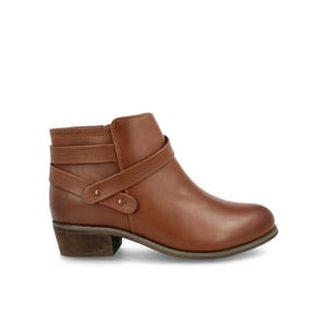 Botín Mujer Bata Canela Camel
