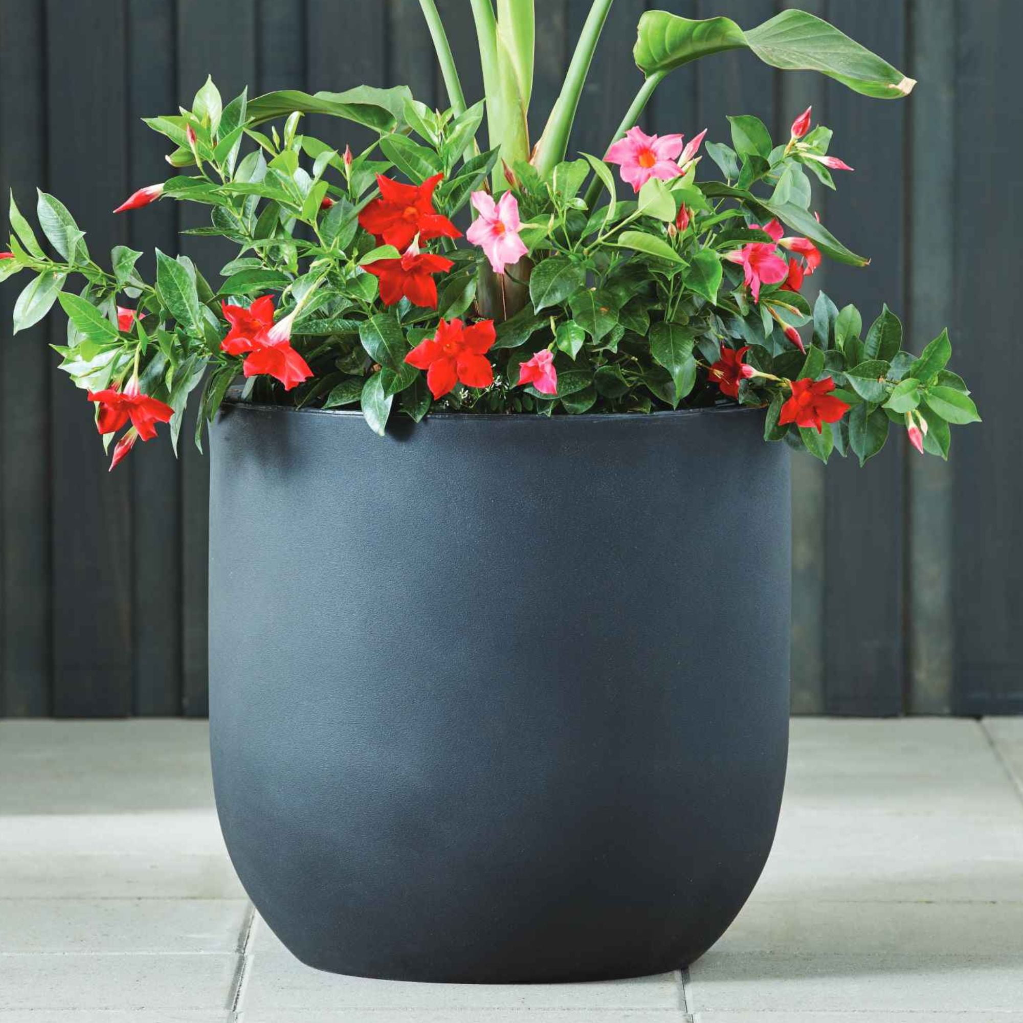 Pottery - Macetero Rotomoldeado Muna-53 Grafito-mate