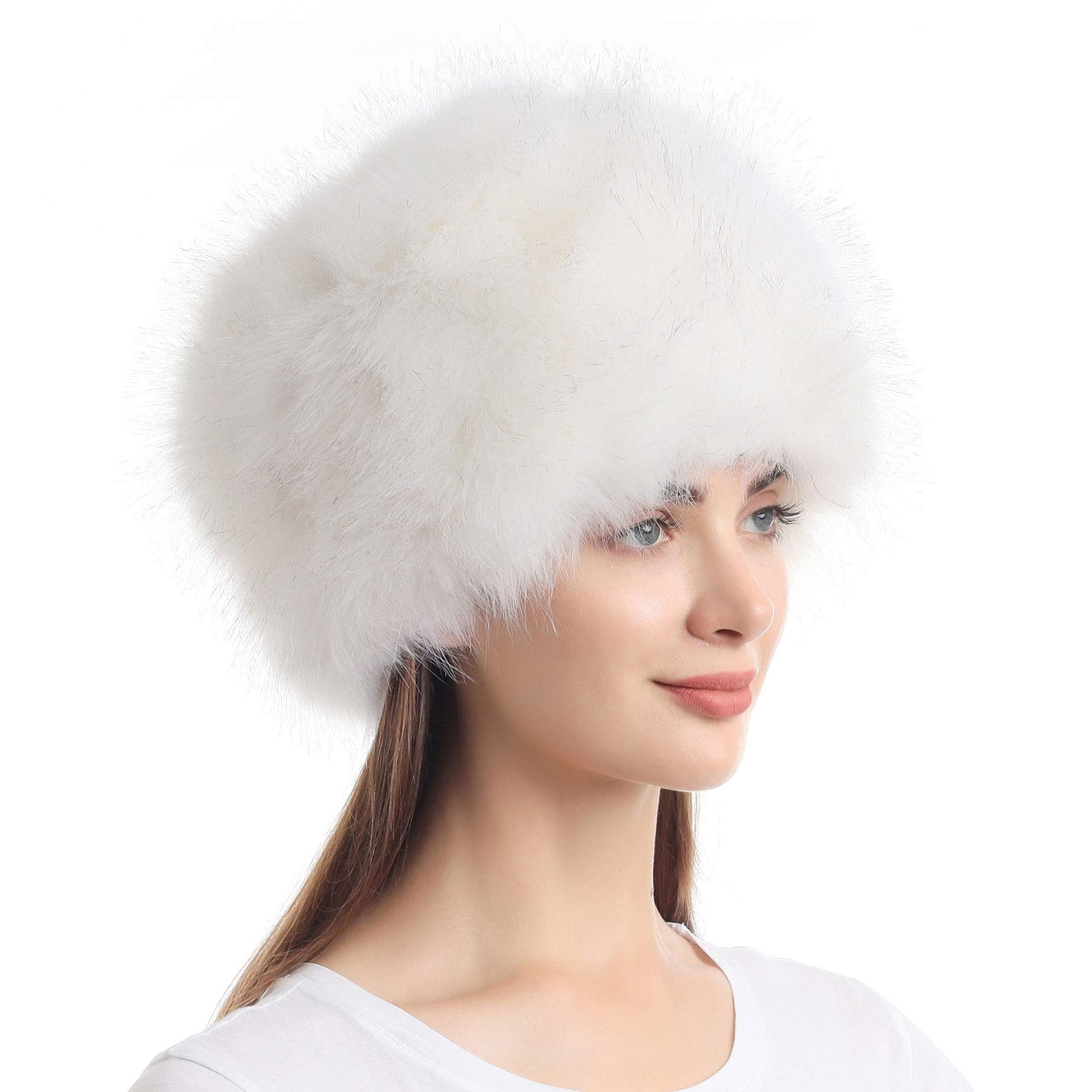 Gorro De Piel Sintética La Carrie Para Mujer, Estilo Cosaco De Invierno, Estilo Ruso