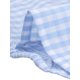 thumbnail image 5 of INSPIRE CHIC Blusa de Cuadros con Peplum para Mujer de Regreso a Clases Cuello Cuadrado Sin Mangas Verano L Azul, 5 of 6