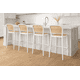 thumbnail image 5 of Taburete Delta Lombardia Piso De Bar O Terraza 66cm Blanco, 5 of 5