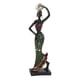 thumbnail image 1 of Figura De Mujer Africana Estatuas De Arte Figura De Mujer Estatuilla De Dama Tribal Estatua De Plata, 1 of 5