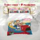 thumbnail image 1 of 3pcs Jason Family Cartoon Scene Printed Bedding Set Soft Duvet Cover and Two Pillowcases, 1 of 5