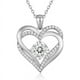 thumbnail image 1 of Collar Love Pendant Con Piedra De Nacimiento Plata, 1 of 3
