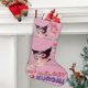 thumbnail image 2 of My Melody Tema: Calcetines de Navidad, fino lino blanco para colgar en escaleras y chimenea, decoración navideña para el hogar, regalo de Navidad.54cm×38cm, 2 of 5