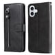 thumbnail image 1 of Funda con Cremallera para iPhone 17, Carcasa Cartera de Cuero PU con Soporte y Tarjetero, 1 of 5