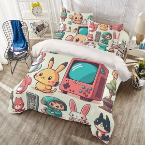 Milsleep - Juego De Funda Nórdica Infantil De Cuatro Piezas