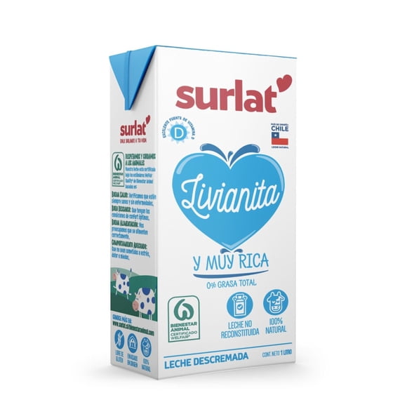 Leche Descremada, 1 L
