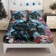 thumbnail image 1 of Batman And Catwoman Romantic Embrace Bedding Villain Joker Quinn Poison Ivy Bane Surround Protecting Love Pattern Mattress Cover Elastic Fitted Sheet Perfect Fi, 1 of 1