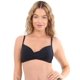 thumbnail image 2 of Bikini estilo sostén drapeado negro Talla S, 2 of 4