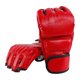 thumbnail image 2 of Guantes De Boxeo Equipo De Protección Mitones De Medio Dedo Para Karate Fitness Muay Thai Rojo, 2 of 5