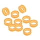 thumbnail image 3 of 10x Peluquero Peluquería Tijeras Tijeras Anillo de dedo Apretones Inserciones Naranja, 3 of 5