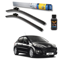 Plumillas Hella Cleantech Para Peugeot 207 2007-2013