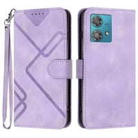 Funda Foxdock Para Motorola Edge 40 Neo 5G – Tipo Libro Con Soporte, Billetera, Correa Y Diseño Elegante