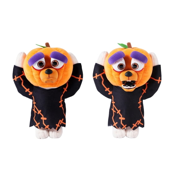 Peluche Feisty Pets Scaredy Steve The Halloween Guy, 8.5 pulgadas