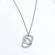 thumbnail image 3 of Collar Unión Forever, Plata 925 Y Circonitas Pavé, Corazón Plateado, 3 of 4