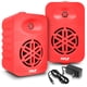 thumbnail image 1 of Bocinas Bluetooth Pyle PDWRBT56RD 500W 2 vías Impermeables, 1 of 8