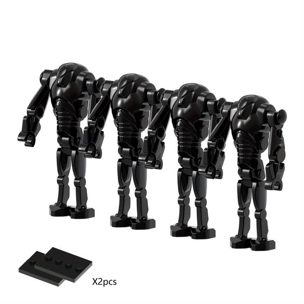 4pcs/set Alien Figure Building Block Toy, Monster Soldier Figure Assembling Educational Toy, A Good Gift For Children