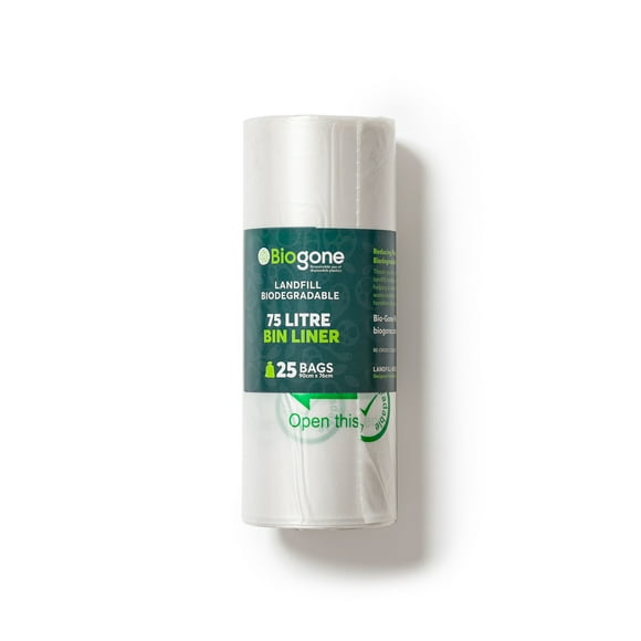 Bolsa de Basura Biodegradable 75L 25un - Biogone