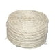 thumbnail image 3 of Poste Rascador Para Gatos, Hecho A Mano, 3 Hebras, Cuerda De Sisal Trenzada Resistente, 6mm X 20M, Color Blanco, 3 of 5