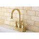 thumbnail image 2 of Grifo para lavabo Kingston Brass Naples de 4 pulgadas, instalación central, 2 of 3