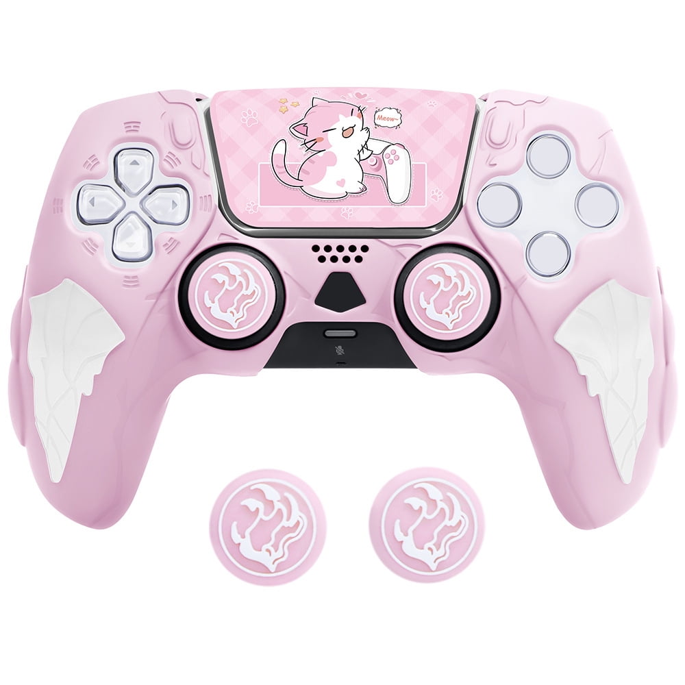 Genérico - Funda Para Controlador Compatible Con Playstation 5 – Funda De Silicona Antideslizante Con Joysticks Para Controlador Ps5