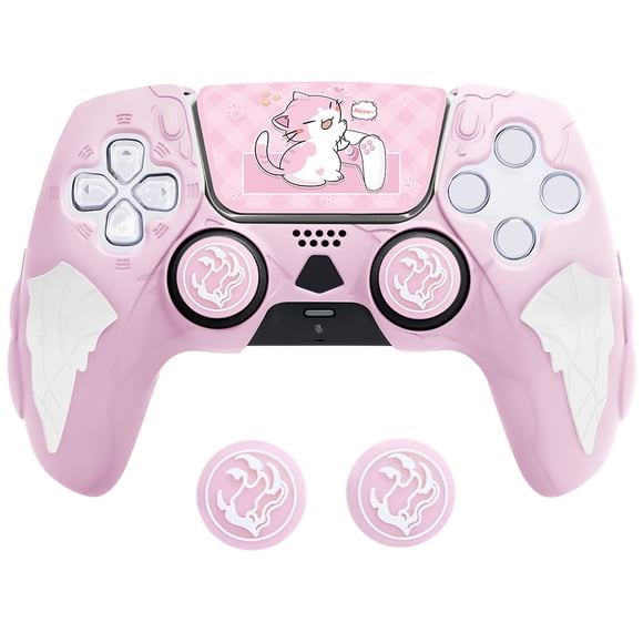 Funda para Controlador Compatible con PlayStation 5 – Funda de Silicona Antideslizante con Joysticks para Controlador PS5
