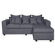 thumbnail image 1 of Seccional Atos Tela Gris Oscuro, 1 of 6