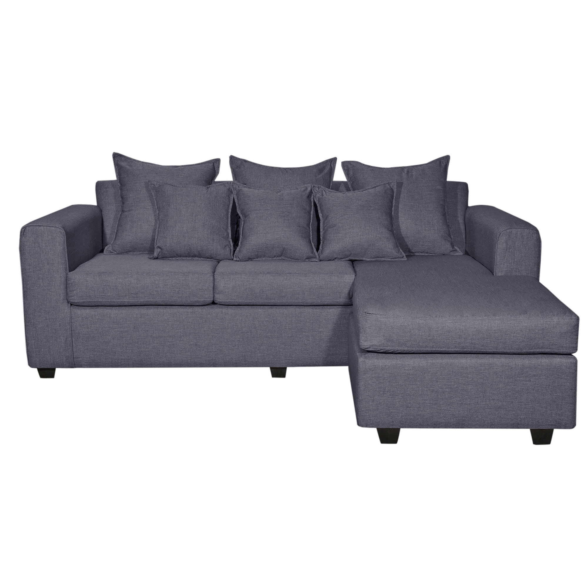 Colbox - Seccional Atos Tela Gris Oscuro