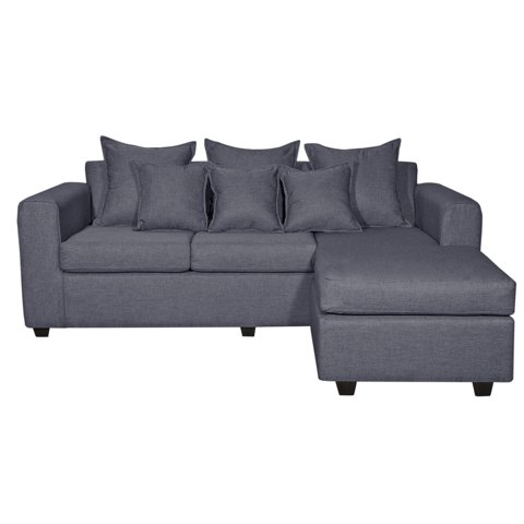 Colbox - Seccional Atos Tela Gris Oscuro