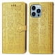 thumbnail image 1 of Funda Cartera FOXDOCK para iPhone 13 ProMax , Flip PU con Relieve de Gatos y Perros, Tarjetero y Soporte, 1 of 6