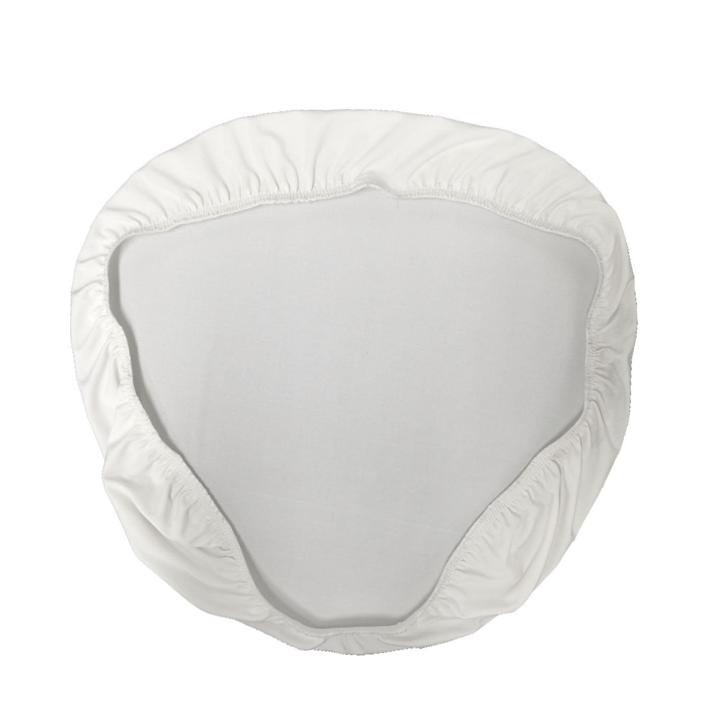 Funda De Cojín Para Silla La Linen Spandex Chiavari White (paquete De 4)