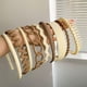thumbnail image 2 of 9pcs Non-Slip Plastic Teeth Hairbands - Stylish Matte Hair Bands for All Hair Types!, 2 of 4
